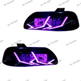 چراغ جلو اسپرت پراید طرح لامبورگینی بنفش