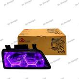 چراغ جلو اسپرت 405 جمع ساز طرح آی 8 بنفش