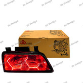 چراغ جلو اسپرت 405 جمع ساز طرح آی 8 قرمز