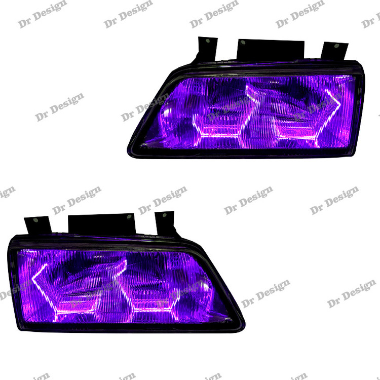 چراغ جلو اسپرت 405 طرح آی 8 بنفش