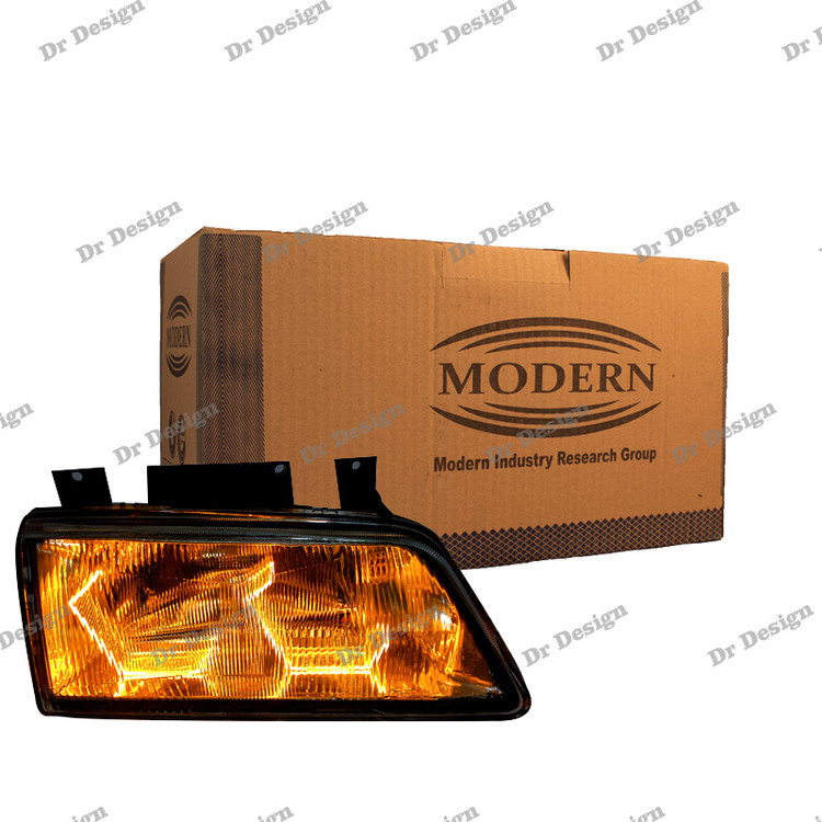 چراغ جلو اسپرت 405 مدرن طرح آی 8 انبه ای