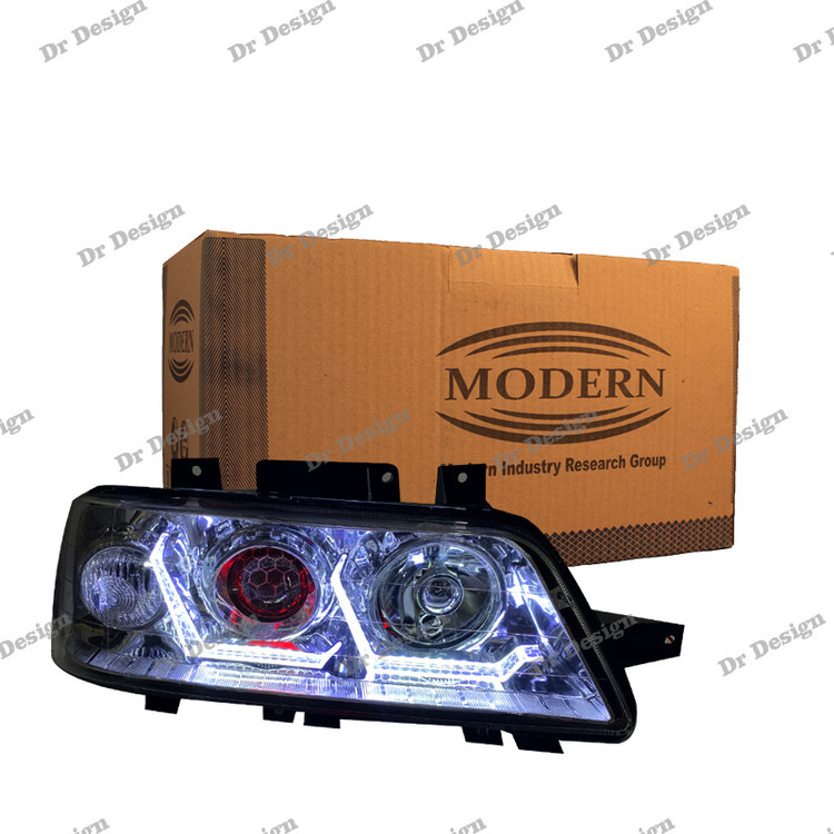 چراغ جلو اسپرت 405 مدل بی ام و سفید