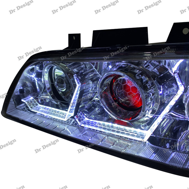 چراغ جلو اسپرت 405 مدل بی ام و سفید