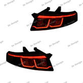 چراغ جلو اسپرت سمند سورن مدل بی ام و قرمز