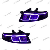چراغ جلو اسپرت سمند سورن مدل بی ام و بنفش
