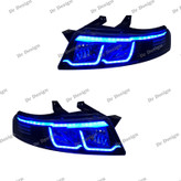 چراغ جلو اسپرت سمند سورن مدل بی ام و آبی