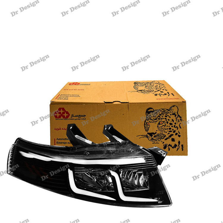 چراغ جلو اسپرت سمند سورن جمع ساز طرح آبشاری سفید