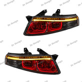 چراغ جلو اسپرت سمند سورن طرح یو قرمز