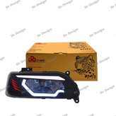 چراغ جلو اسپرت پراید جمع ساز طرح هگزا سفید