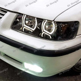 چراغ جلو اسپرت سمند طرح یو سفید