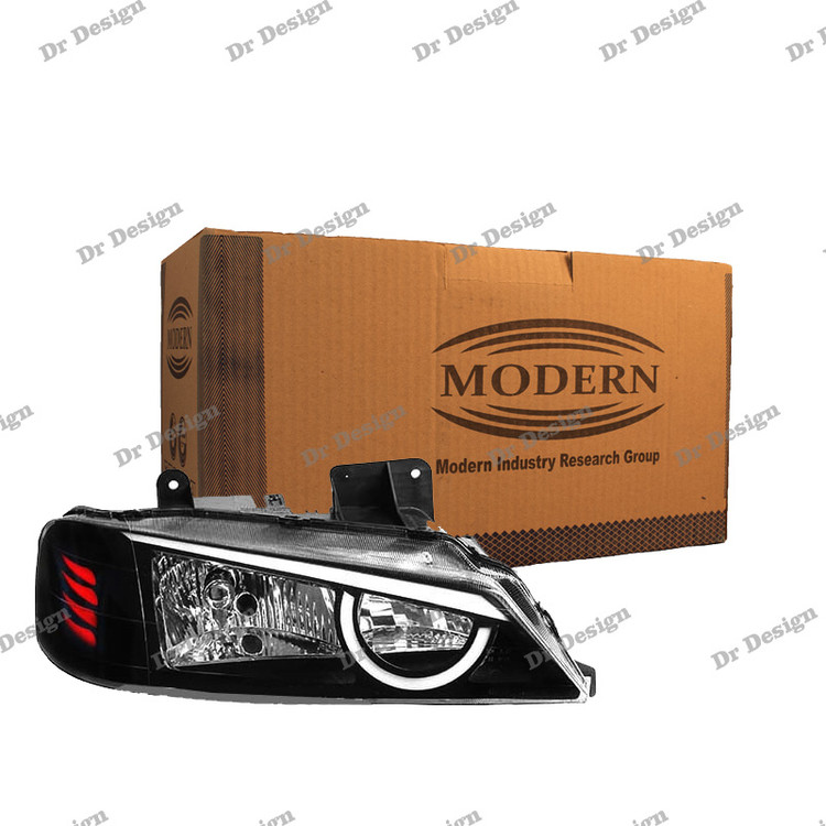 چراغ جلو اسپرت پارس مدرن طرح انگری سفید