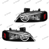 چراغ جلو اسپرت پارس طرح انگری سفید