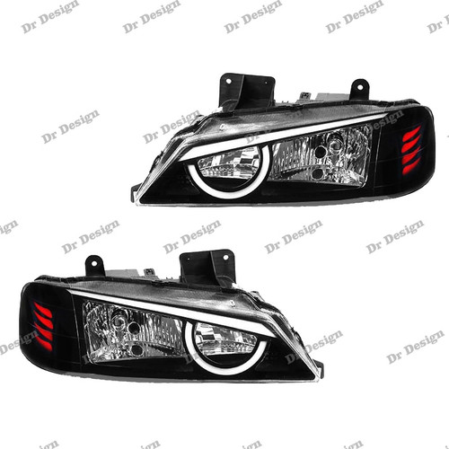 چراغ جلو اسپرت پارس طرح انگری سفید