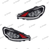 چراغ جلو اسپرت 206 طرح کامارو سفید