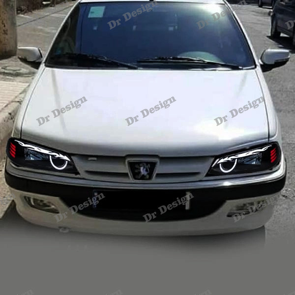 چراغ جلو اسپرت پارس طرح انگری سفید