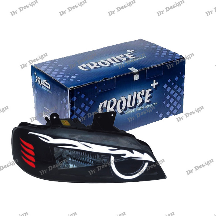 چراغ جلو اسپرت پارس کروز طرح انگری سفید