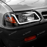 چراغ جلو اسپرت پراید طرح آکورد سفید