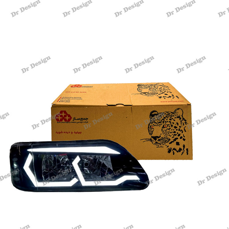 چراغ جلو اسپرت پراید طرح بی ام و