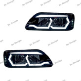 چراغ جلو اسپرت پراید طرح بی ام و