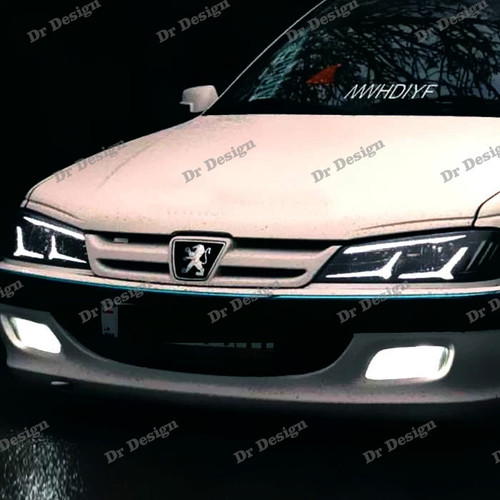 چراغ جلو اسپرت پارس طرح اونتادور سفید