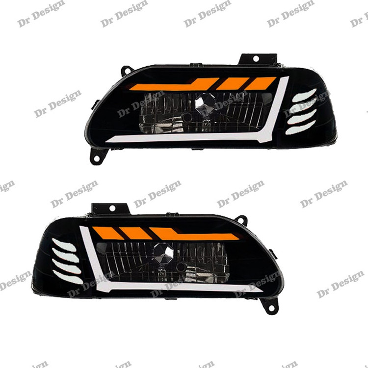 چراغ جلو اسپرت پراید طرح آئودی