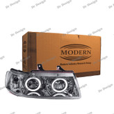 چراغ جلو اسپرت سمند مدرن طرح حلقه سفید