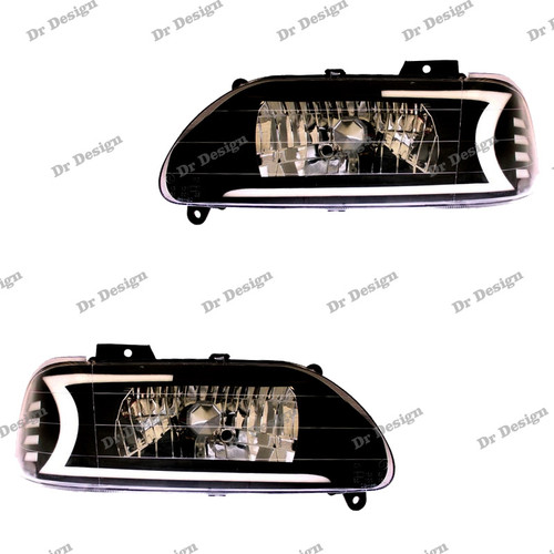 چراغ جلو اسپرت پراید طرح R8 سفید