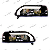 چراغ جلو اسپرت پراید طرح لاین سفید