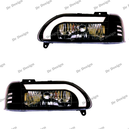 چراغ جلو اسپرت پراید طرح لاین سفید