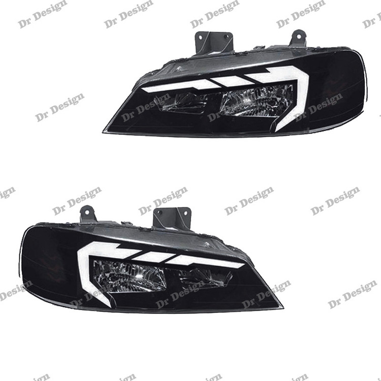 چراغ جلو اسپرت پارس طرح آئودی سفید