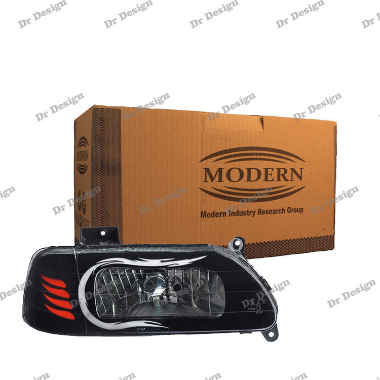 چراغ جلو اسپرت پراید مدرن طرح آتشی