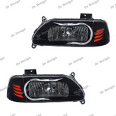 چراغ جلو اسپرت پراید طرح آتشی