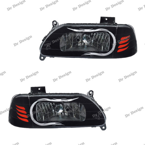 چراغ جلو اسپرت پراید طرح آتشی