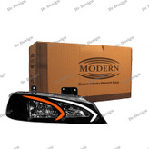 چراغ اسپرت پارس مدرن مدل بنز سفید انبه ای