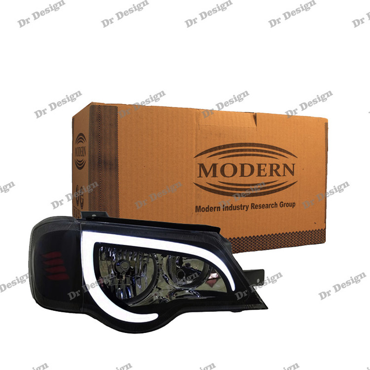 چراغ جلو اسپرت پراید 111 و 132 مدرن طرح جی تی 86 سفید