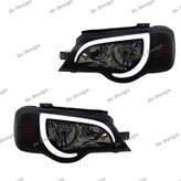 چراغ جلو اسپرت پراید 111 و 132 طرح جی تی 86 سفید