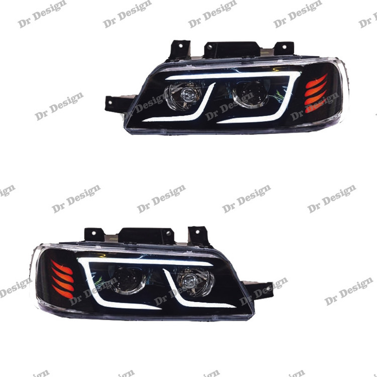 چراغ جلو اسپرت 405 طرح آبشاری سفید