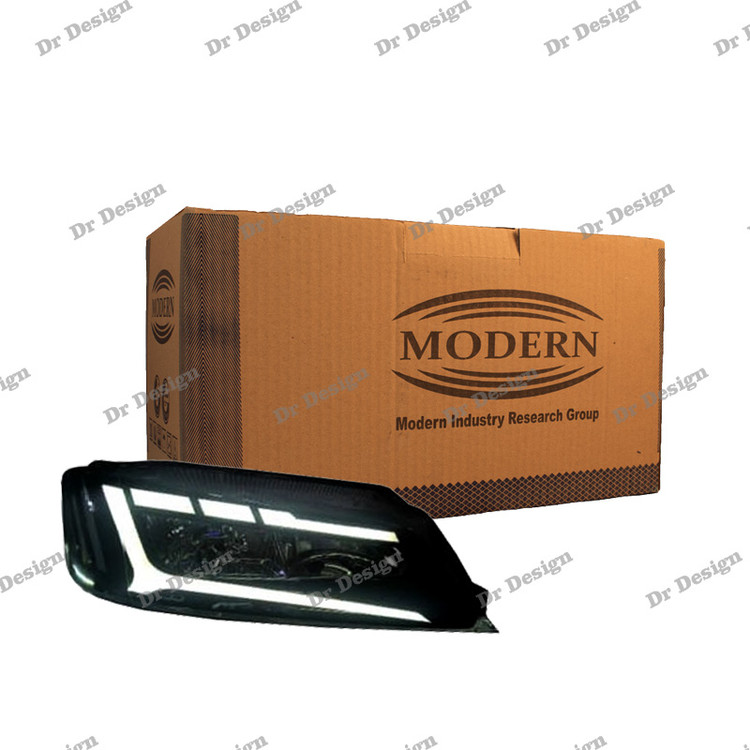 چراغ جلو اسپرت پارس مدرن طرح آئودی سفید