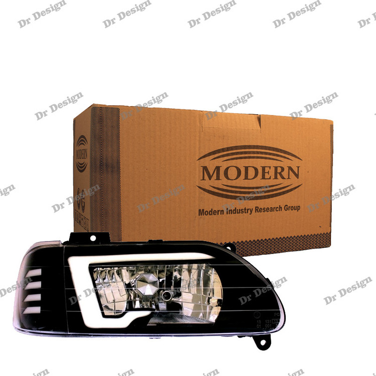 چراغ جلو اسپرت پراید مدرن طرح فورد سفید