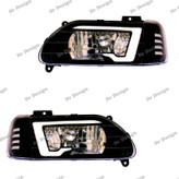 چراغ جلو اسپرت پراید طرح فورد سفید