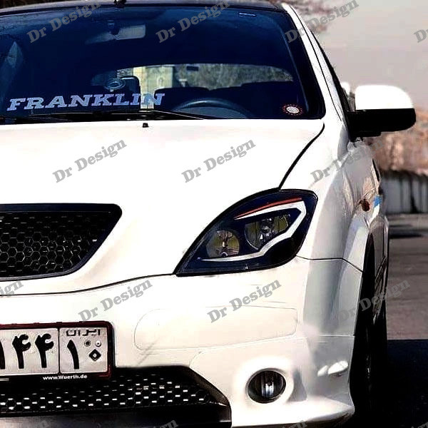 چراغ جلو اسپرت تیبا مدل کادنزا سفید