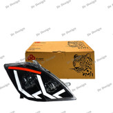 چراغ جلو اسپرت تیبا 1 و 2 جمع ساز طرح لامبورگینی سفید