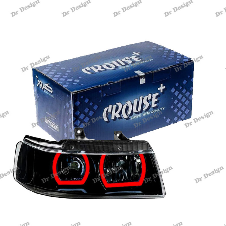 چراغ جلو اسپرت سمند کروز طرح یو قرمز