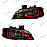 چراغ جلو اسپرت پارس طرح آئودی قرمز