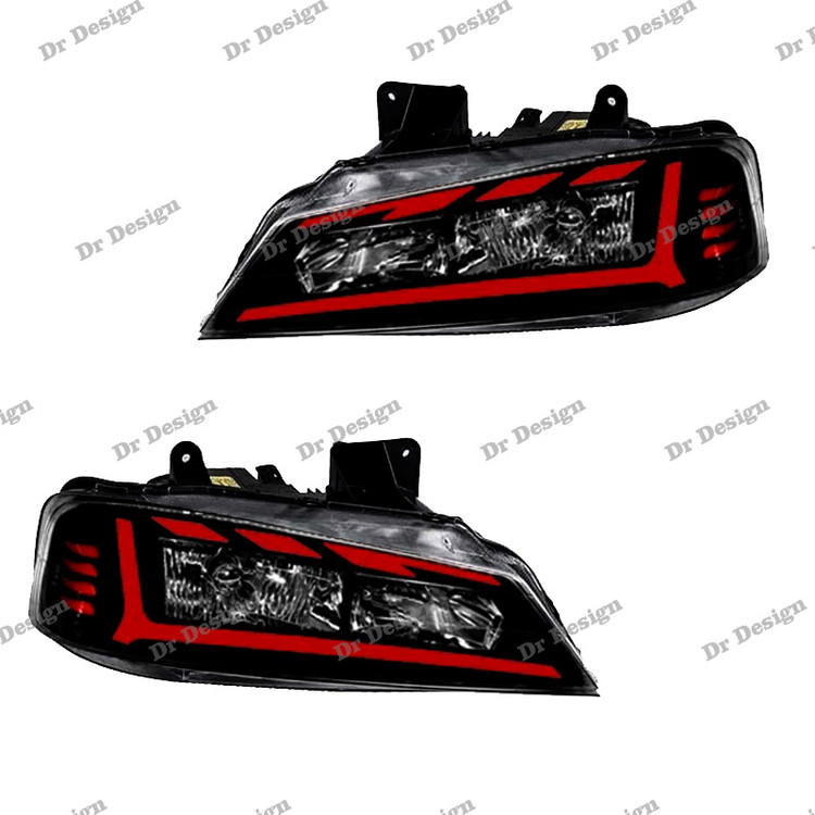 چراغ جلو اسپرت پارس طرح آئودی قرمز