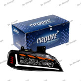 چراغ جلو اسپرت پارس کروز طرح آئودی سفید انبه ای