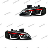 چراغ جلو اسپرت پارس طرح آبشاری سفید قرمز