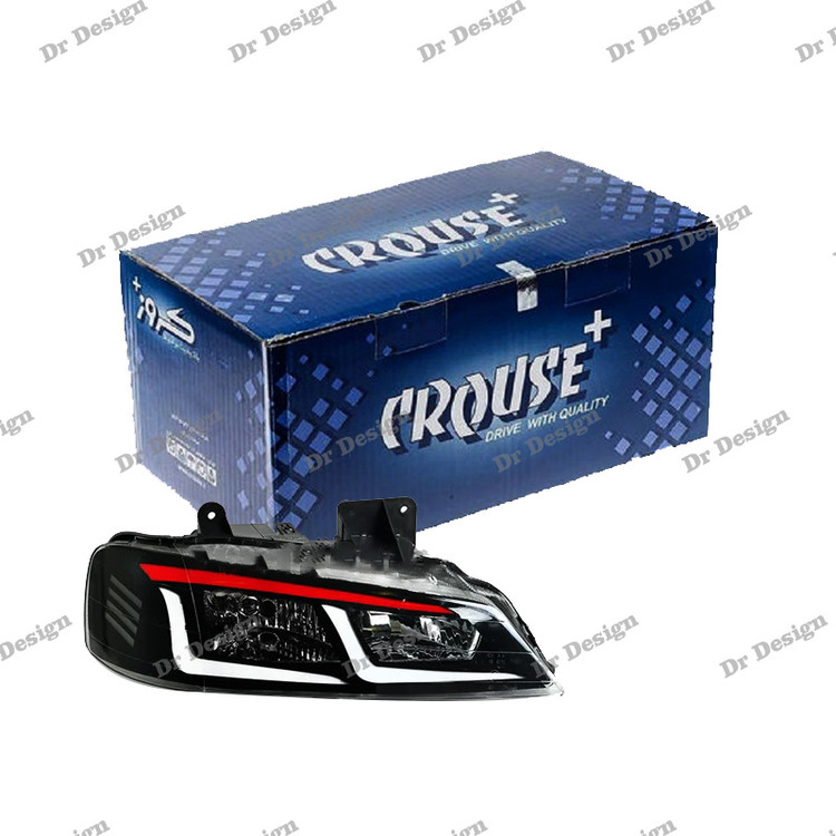 چراغ جلو اسپرت پارس طرح آبشاری سفید قرمز