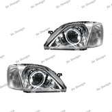 چراغ جلو اسپرت ال 90 مدل حلقه سه بعدی سفید