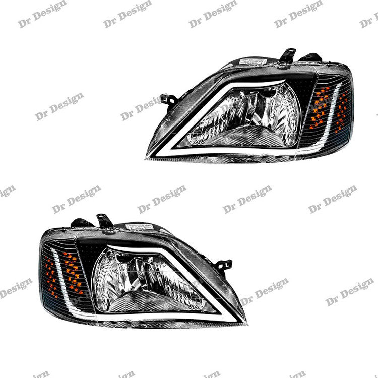 چراغ جلو اسپرت ال 90 طرح آکورد سفید